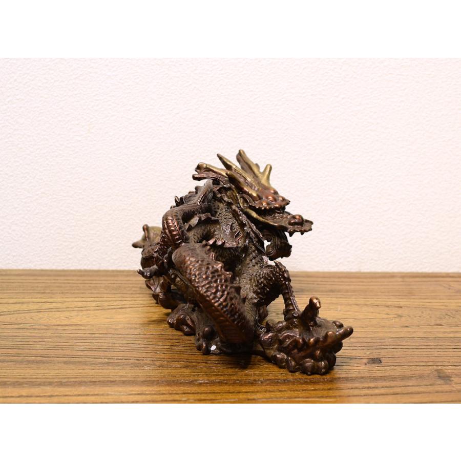 ドラゴンオブジェ シノワズリー 銅器 龍 オリエンタルオブジェ_4