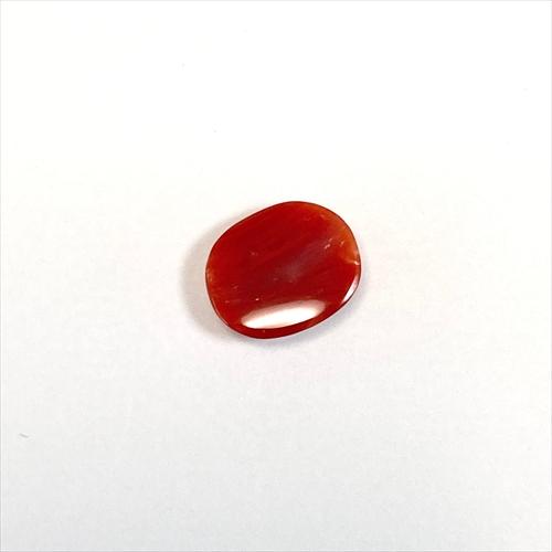 珊瑚 裸石 ルース 血赤珊瑚 カボション 高知県産 天然の画像