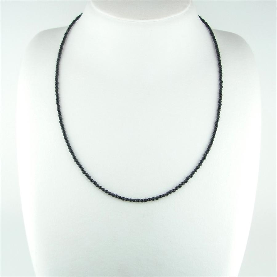 上等な 天然石 ネックレス オニキス 2mm カット シルバー ネックレス ペンダント Www Sustentec Com Br