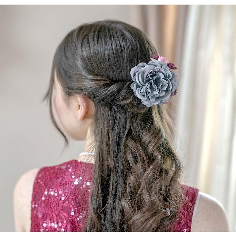超目玉セール｜ナチュラルフラワーヘアクリップ コサージュ 髪飾り 結婚式  コンクール 発表会 演奏会 七五三 浴衣 着物 袴 TAKキャサリンコテージ | Catherine Cottage | 21