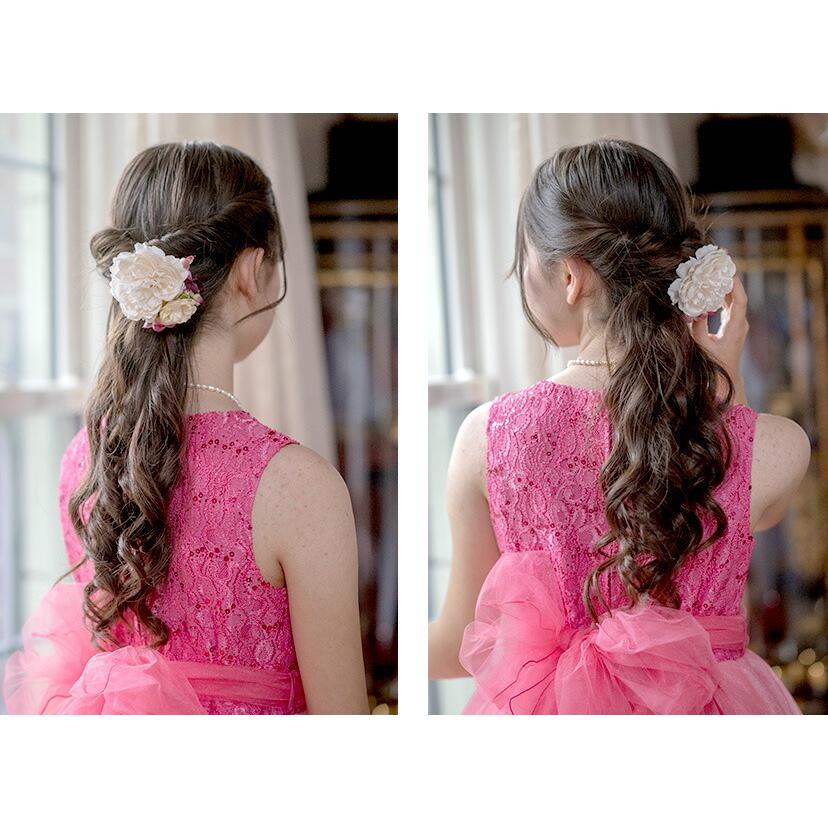 超目玉セール｜ナチュラルフラワーヘアクリップ コサージュ 髪飾り 結婚式  コンクール 発表会 演奏会 七五三 浴衣 着物 袴 TAKキャサリンコテージ | Catherine Cottage | 22