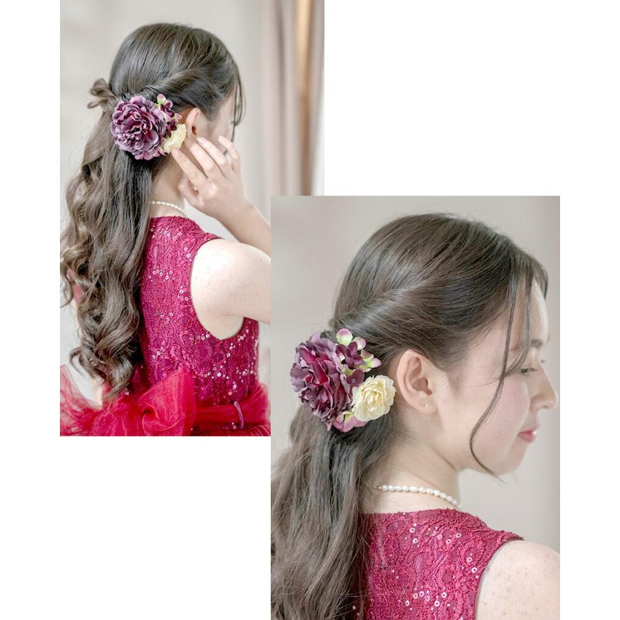 超目玉セール｜ナチュラルフラワーヘアクリップ コサージュ 髪飾り 結婚式  コンクール 発表会 演奏会 七五三 浴衣 着物 袴 TAKキャサリンコテージ | Catherine Cottage | 23