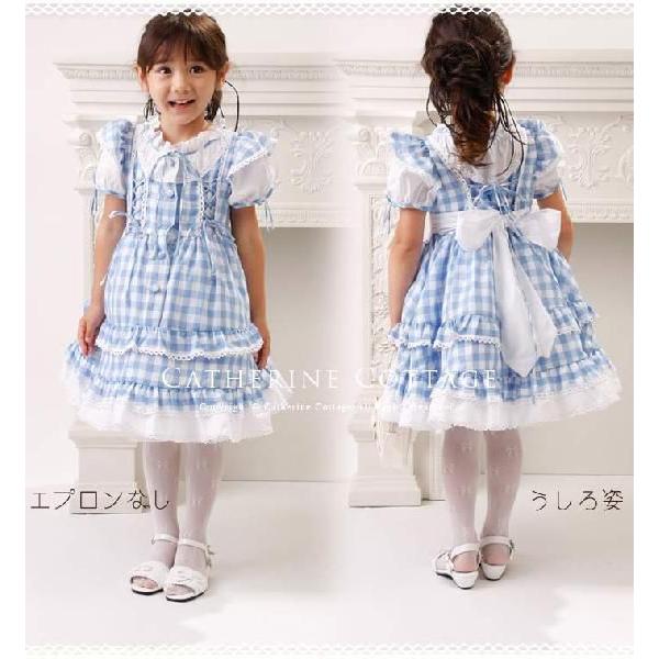 子供ドレス チェックエプロンドレス ハロウィン 衣装 女の子 子どもワンピ 90 150cm コスプレ Tak Cc0123 キャサリンコテージ 通販 Yahoo ショッピング