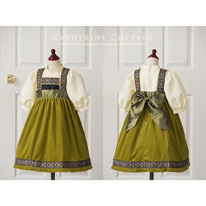 ハロウィン 女の子 衣装 子供 長袖チロリアンパフスリーブドレス 100 110 1 130 ワンピース 子供服 Tak Cc0363 キャサリンコテージ 通販 Yahoo ショッピング