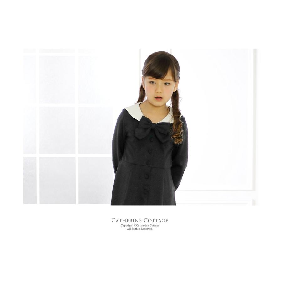 女の子 フォーマル ワンピース セーラー襟ポンチワンピース 長袖 入学式 お受験 法事 葬儀 110 1 130 140 150 160 Cm Tak Cc0644 キャサリンコテージ 通販 Yahoo ショッピング