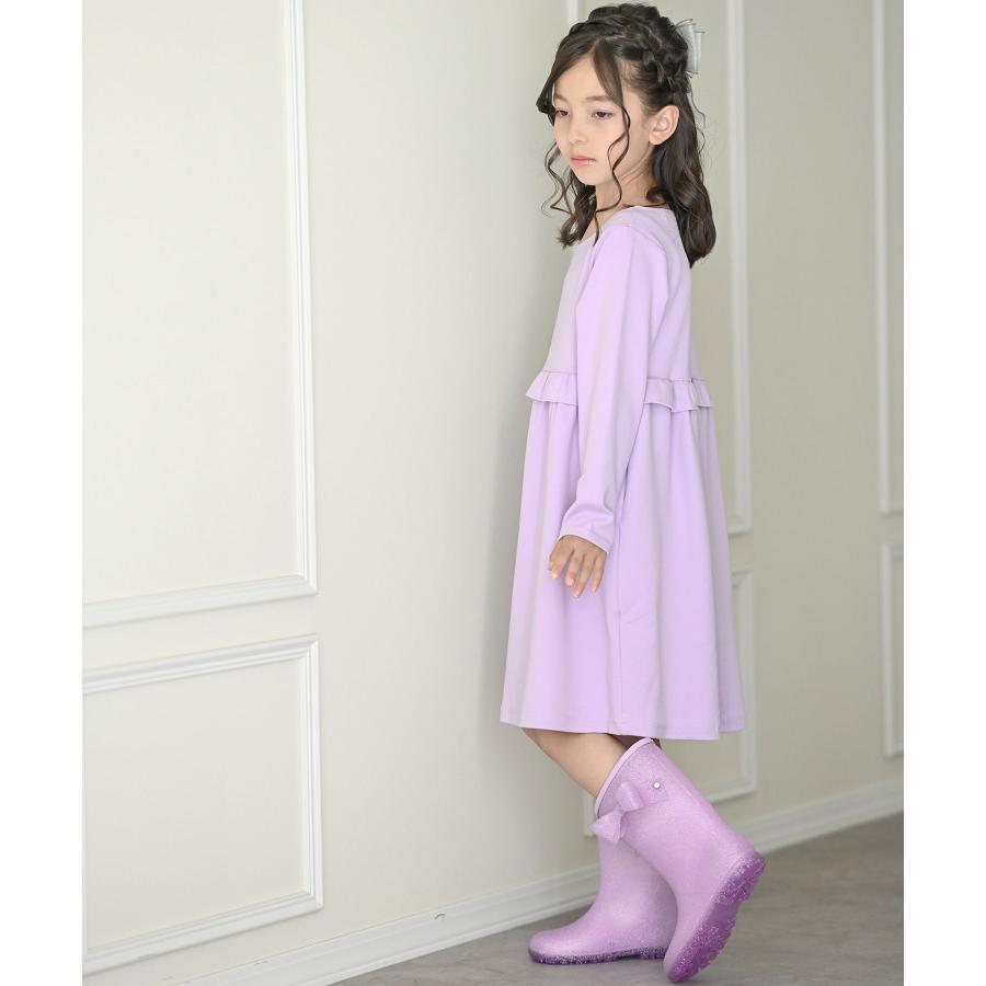 セール｜キッズ長靴 |在庫わずか|送料無料| サイドリボンラメレインブーツ ジュニア レディース TAK・キッズ キャサリンコテージ | Catherine Cottage | 16