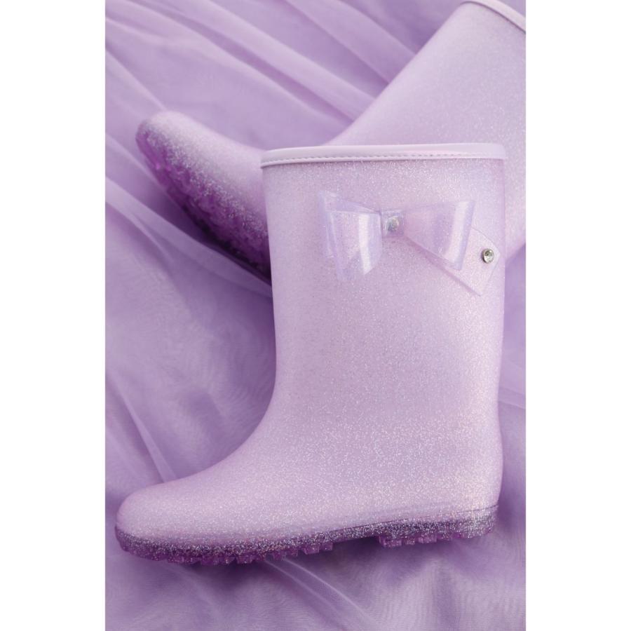 セール｜キッズ長靴 |在庫わずか|送料無料| サイドリボンラメレインブーツ ジュニア レディース TAK・キッズ キャサリンコテージ | Catherine Cottage | 07