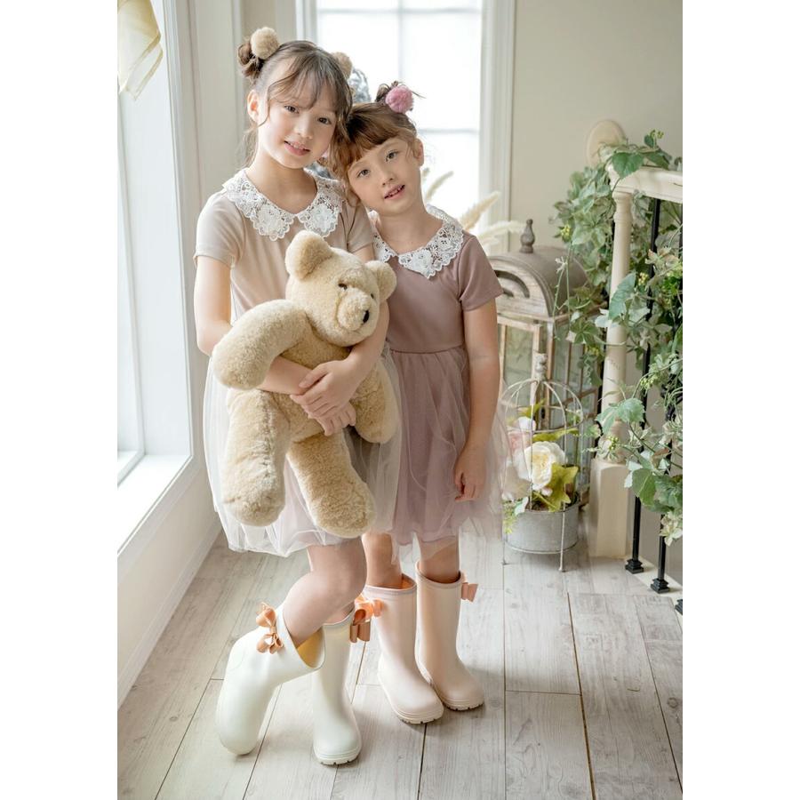 超目玉セール｜長靴 キッズ 雨靴 送料無料 サイドリボン レインブーツ かわいい 女の子 ジュニア TAK キャサリンコテージ | Catherine Cottage | 20