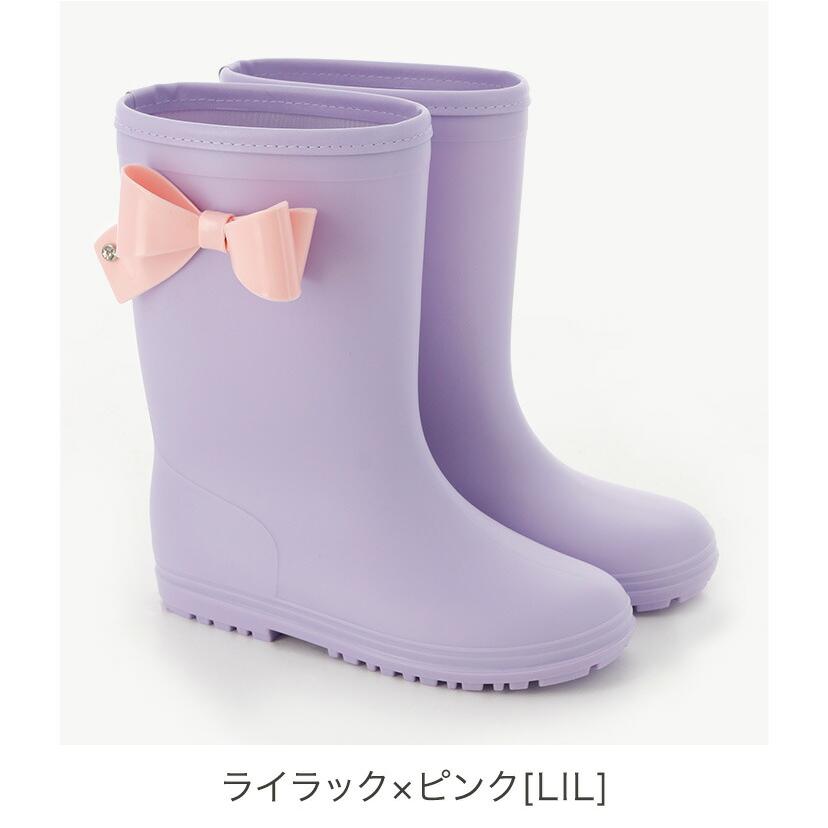 超目玉セール｜長靴 キッズ 雨靴 送料無料 サイドリボン レインブーツ かわいい 女の子 ジュニア TAK キャサリンコテージ | Catherine Cottage | 13