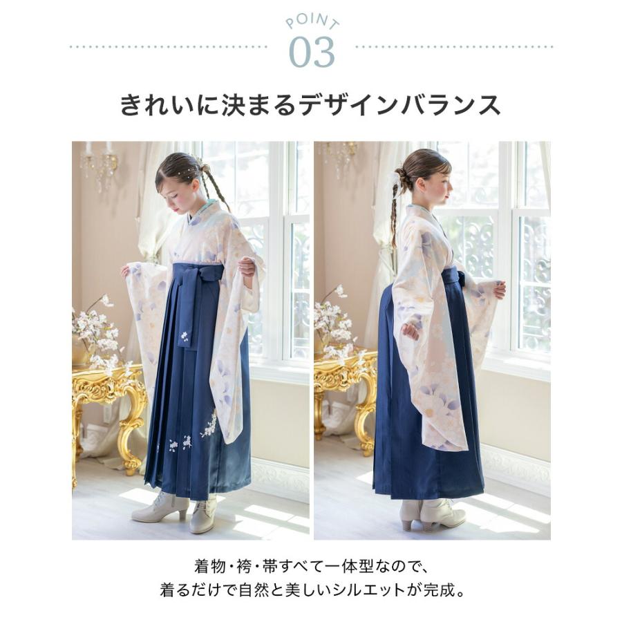 卒業式 小学校 保育園 卒園式 女の子 キッズ脇ファスナー袴ワンピース 卒業袴 簡単着付け オールインワン袴 卒服 TAK キャサリンコテージ | Catherine Cottage | 24