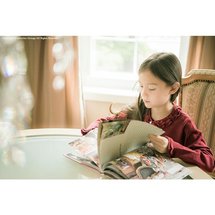 カーディガン ボレロ 発表会 結婚式 子供服 女の子 長袖 コットンニットカーディガン TAKキャサリンコテージ|catherine|02