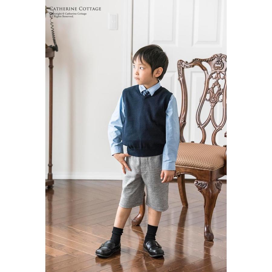 子供服 男の子 女の子 小学校 中学校 受験 面接 学校訪問 通学 コットンニットスクールベスト 紺 無地 ネイビー Vネック 140 150 160cm Tak Hl007t キャサリンコテージ 通販 Yahoo ショッピング