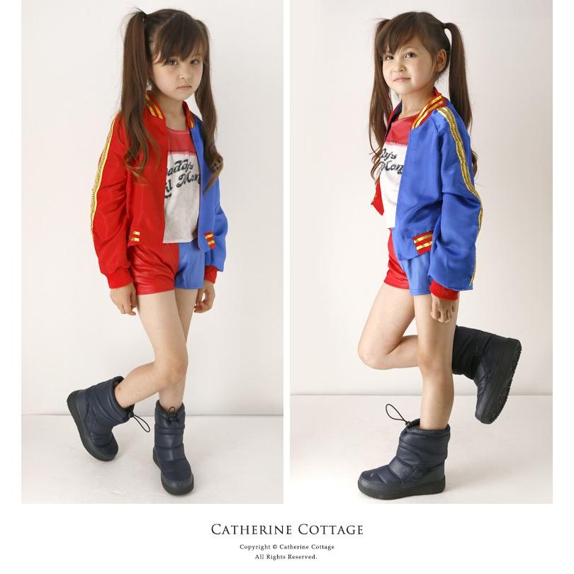 ハロウィンコスチューム 子供 ハーレークイン風 ハロウィン仮装 衣装 キッズ 3 4 5 6 7 8才 コスプレ アメコミ 悪役 キャラクター グッズ Tak Lp004 キャサリンコテージ 通販 Yahoo ショッピング