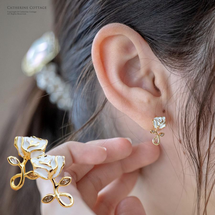 アクセサリー ジュエリー ローズピアス 上品 バラ [YUP4] キャサリンコテージ LV003キャサリンコテージヤフー店 通販 Yahoo!ショッピング