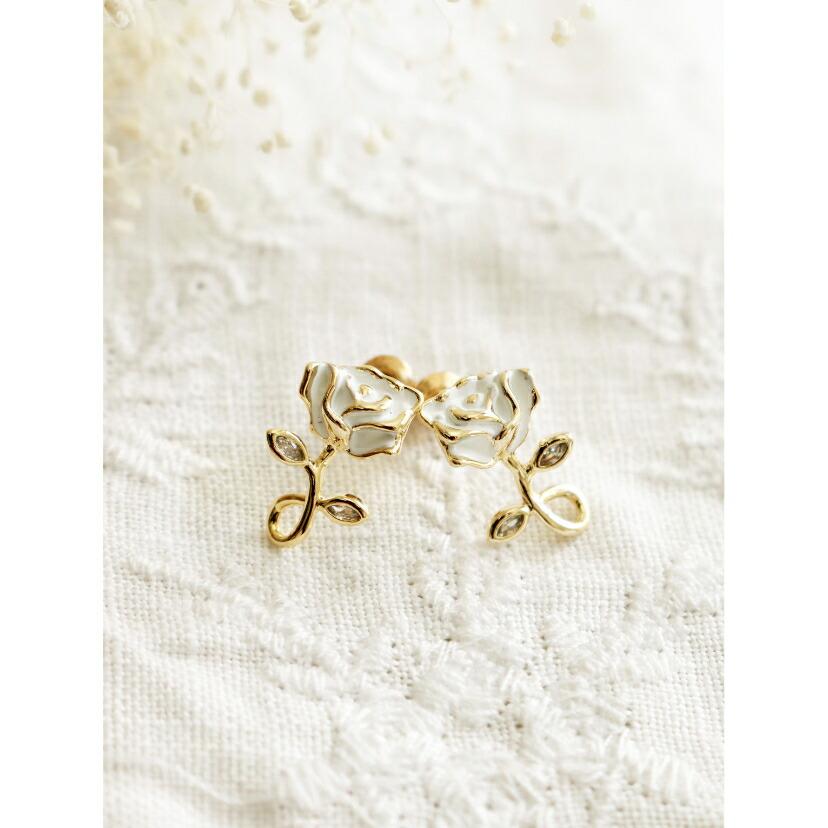 アクセサリー ジュエリー ローズピアス 上品 バラ [YUP4] キャサリンコテージ LV003キャサリンコテージヤフー店 通販 Yahoo!ショッピング