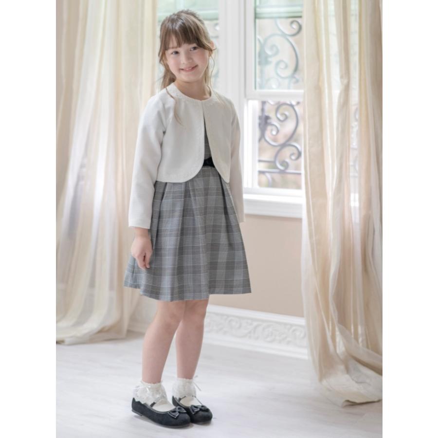 卒業式　結婚式　女の子　ボレロワンピース&ローファーセット 楽天市場】卒業式 ボレロ 女の子の通販