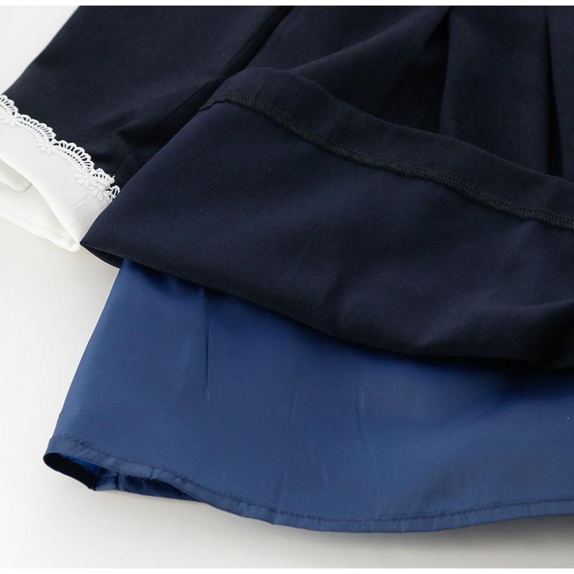 超目玉セール｜卒業式 小学校 女子 子供服 入学式 ワンピース 送料無料 スカラップレース白襟ワンピース TAK キャサリンコテージ