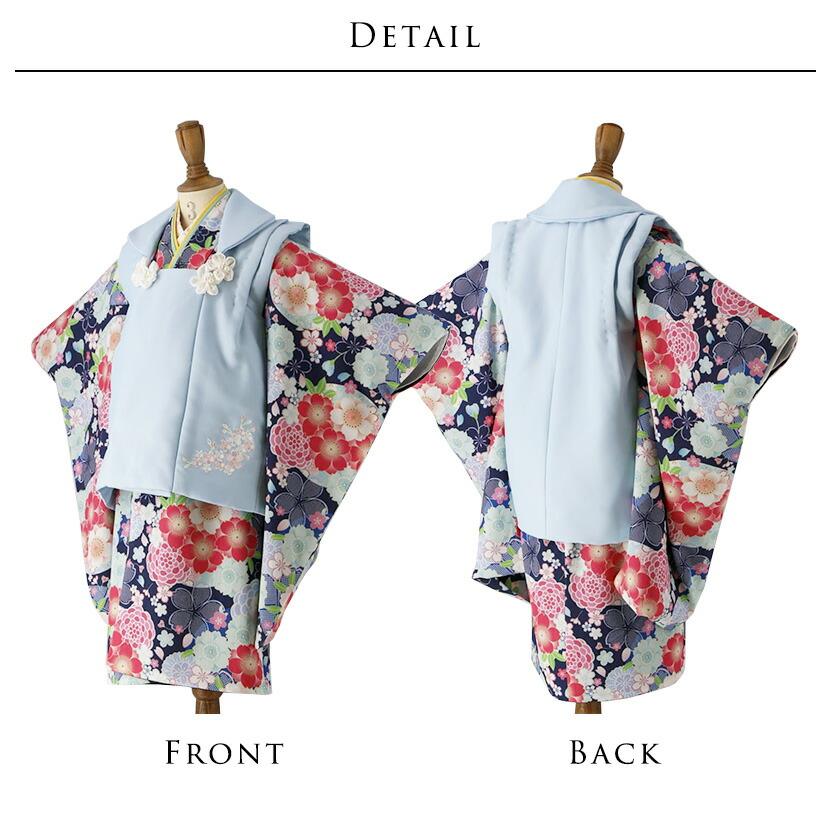 目玉セール｜被布セット 3歳 女の子 送料無料 京都絵師によるオリジナル柄＆レース生地の被布セット 男女兼用 男の子 TAK キャサリンコテージ | Catherine Cottage | 30