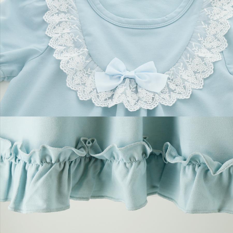 目玉セール|ネグリジェ ルームウェア パジャマ やわらか裏毛の半袖ヨークレースネグリジェ キッズ 女の子 TAKキャサリンコテージ | Catherine Cottage | 08