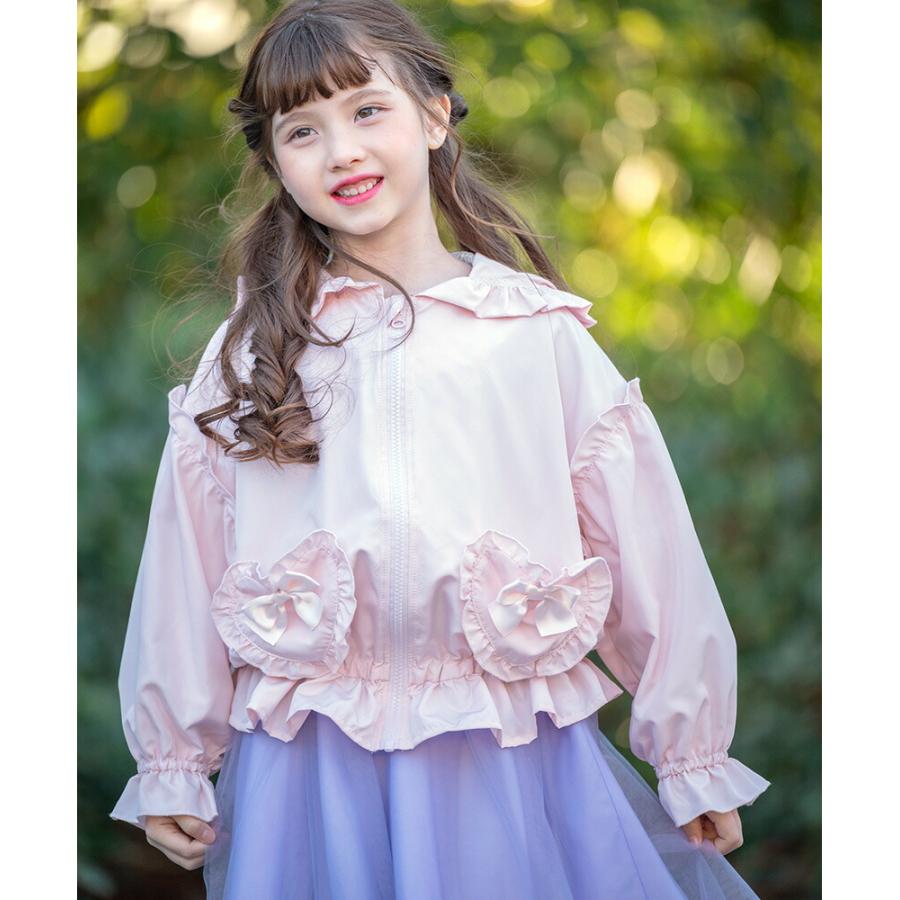 目玉セール｜女の子 アウター ハートポケットウインドブレーカー カジュアル フードあり 春 秋 薄手 ライトアウター キッズ TAK キャサリンコテージ | Catherine Cottage | 07