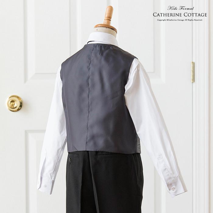 超目玉セール｜男の子 スーツ ベスト・ネクタイ付き |送料無料| 結婚式 発表会 入学式 卒業式 シングル男の子スーツ6点セット TAKキャサリンコテージ | Catherine Cottage | 11