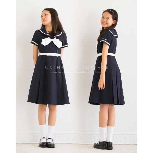 子供ドレス クラシカル半袖セーラーワンピース 150 160 165cm 女の子 ジュニア Frsp Tak Tk1050 キャサリンコテージ 通販 Yahoo ショッピング