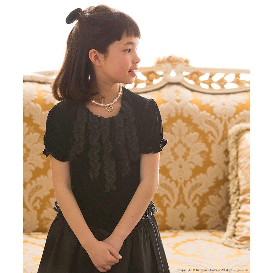 子供服 子供ドレス ベロアローウエストワンピース フォーマル 1 160cm Tak Tk1054 キャサリンコテージ 通販 Yahoo ショッピング