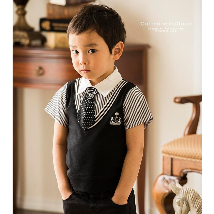 子ども服 フォーマル 男の子スーツ 男児レイヤード風3点セット 80cm 90cm 100cm 110cm 1cm 130cm 140cm Tak Tk4018 キャサリンコテージ 通販 Yahoo ショッピング