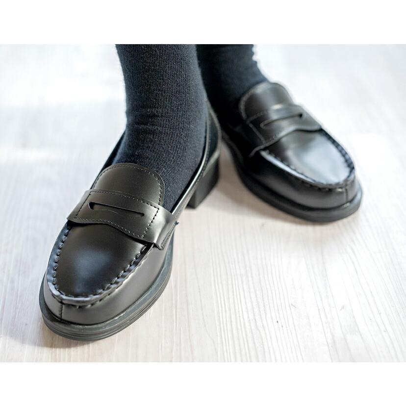 靴 シューズ 女の子 卒業式 ヒールローファー フォーマルシューズ カジュアル 黒 クッション入り 通学 卒服 キャサリンコテージ TAK | Catherine Cottage | 09