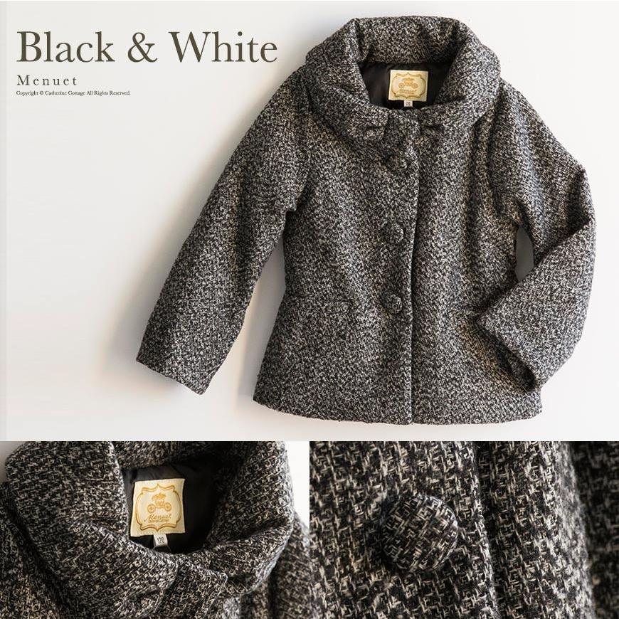 女の子コート ブークレーコート 子供服 キッズ アウター 冬 中綿 120