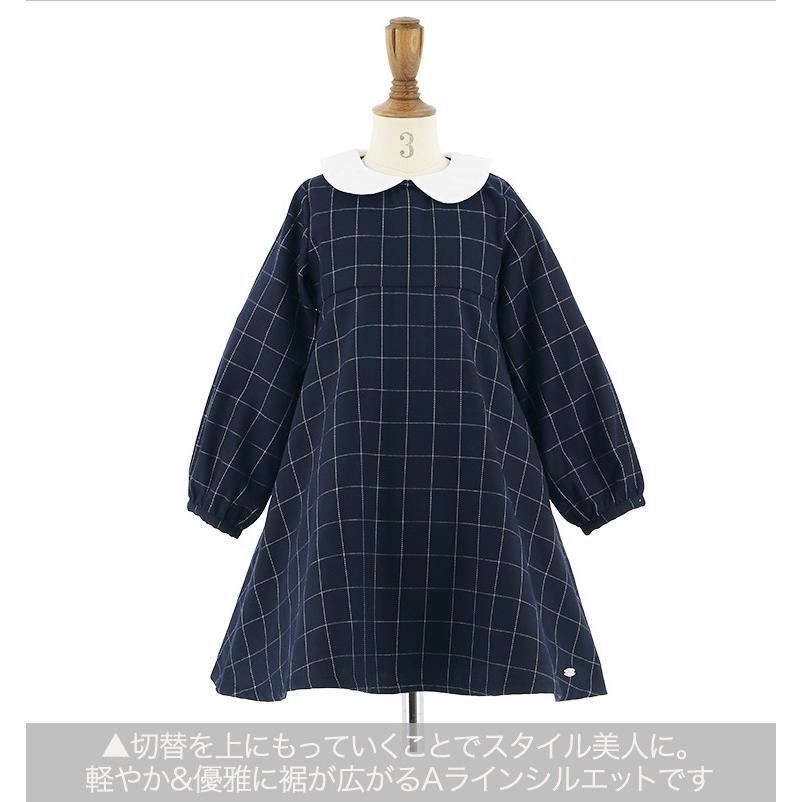 子ども服 襟付き長袖チェックワンピース 入学式 卒園式 発表会 女の子 110 1 130 140 Cm Tak Tm1036 キャサリンコテージ 通販 Yahoo ショッピング