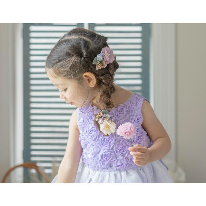 ハンドメイドベビーヘアクリップ　ヘアクリップ　petite garden様 top2.jpg