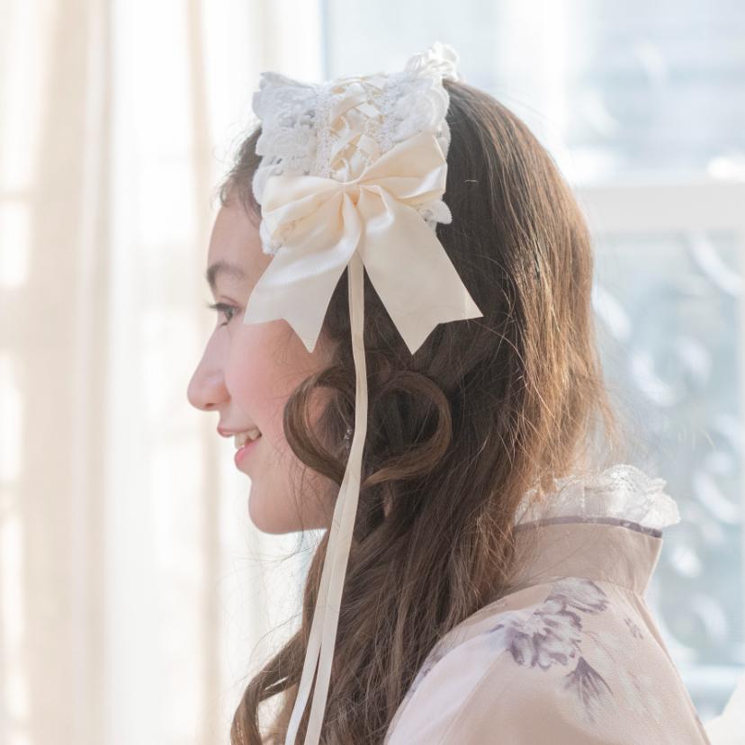 Catherine Cottage レースアップリボンヘッドドレス Catherine Cottage レースアップリボンヘッドドレス