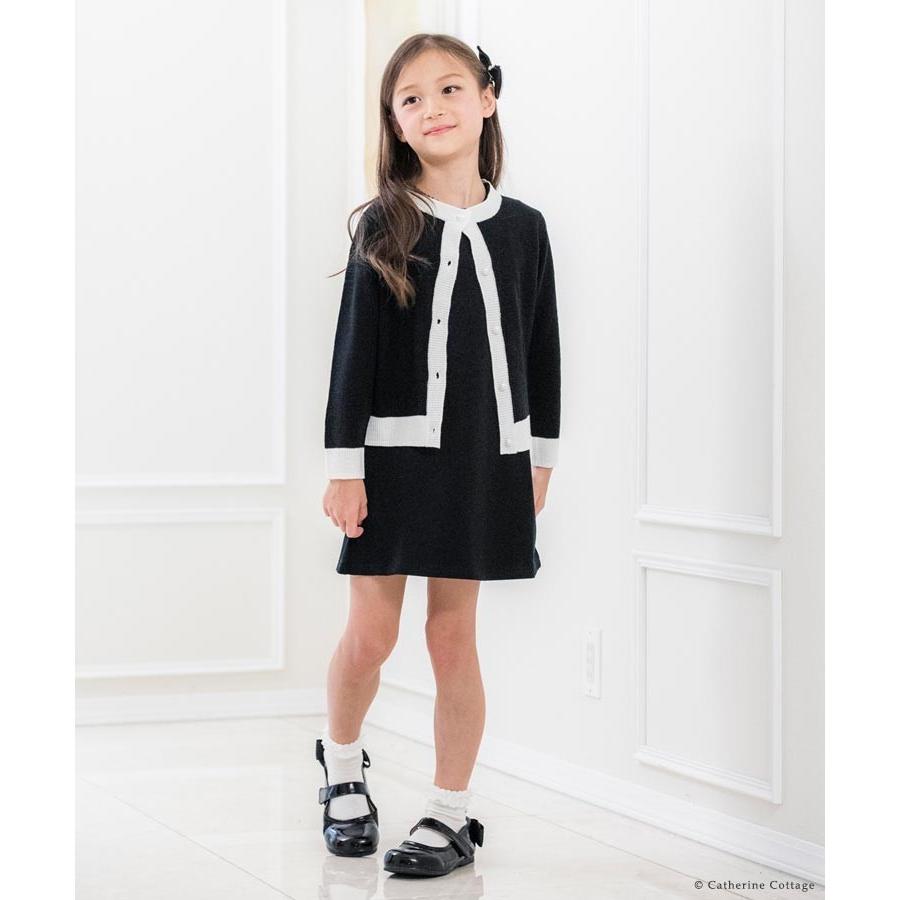 子供服 卒業式 小学校 女の子 結婚式 発表会 羽織物 春 夏 秋 バイカラー ニットカーディガン 薄手 140 150 160 165cm Yup6 Yq015t キャサリンコテージ 通販 Yahoo ショッピング
