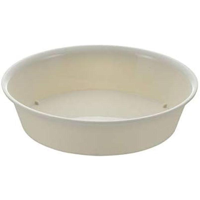 リッチェル プラ鉢用受皿 フォーレプレート 8号 ホワイト ホワイト