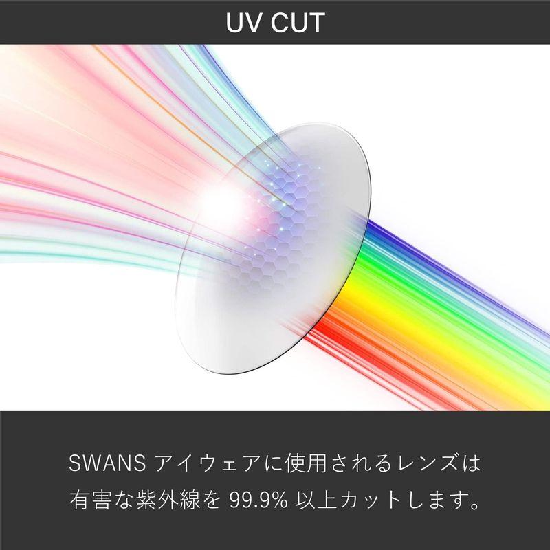 SWANS (スワンズ) 日本製 アシストグラス YK-9N LSMK/LSMK ライトスモーク くもり止め 花粉 PM2.5 粉塵 飛沫防｜cathy-life-store｜04