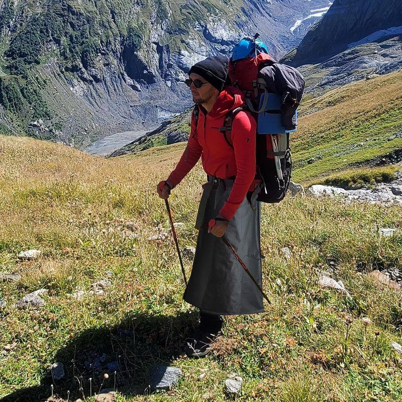 JPHNAN 防水 レインスカート 軽量 ポータブル 調節可能 登山 ハイキングやバックパッキング キャンプに最適 15Dナイロンシリコンコ｜cathy-life-store｜08