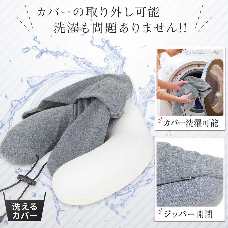 RATOMヒルナンデスで話題 ネックピロー 飛行機 旅行 車 BIGフードで顔を完全に隠す｜cathy-life-store｜06