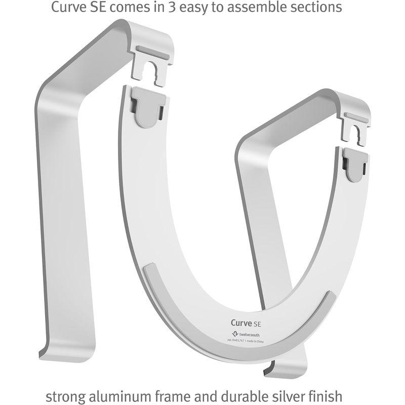 Twelve South Curve for MacBooks and Laptops | 人間工学にもとづくデザイン。冷却台として放熱性に｜cathy-life-store｜07