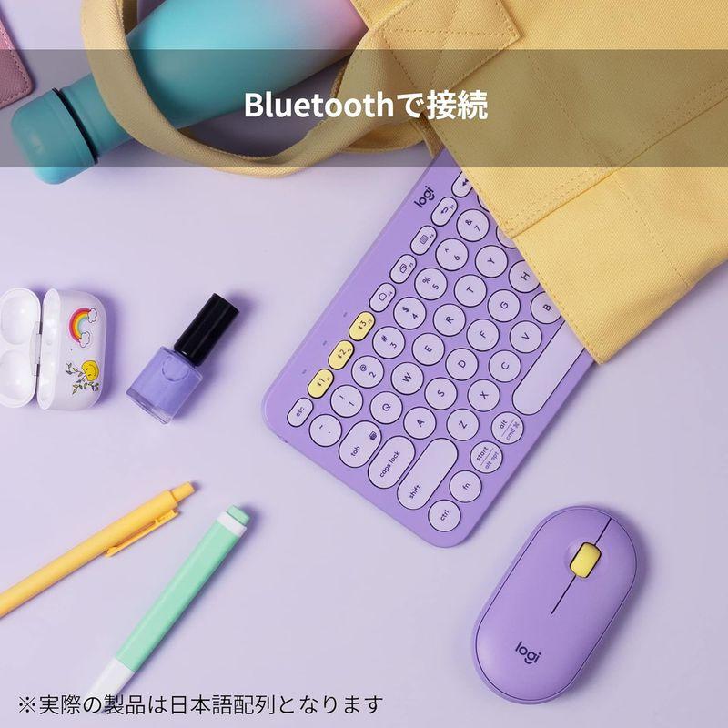 ロジクール ワイヤレスキーボード 無線 薄型 小型 K380LV ラベンダー Bluetooth ワイヤレス キーボード Windows M｜cathy-life-store｜05