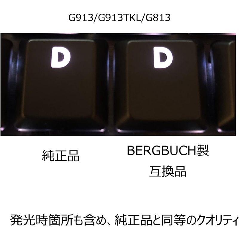 ロジクール G913/G913TKL/G915 交換用キーキャップ 選べる1個売り(発光対応) BERGBUCH (A, Black)｜cathy-life-store｜05