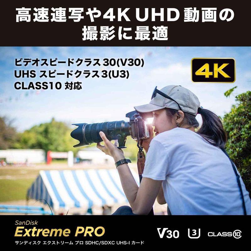 サンディスク 正規品 SDカード 128GB SDXC Class10 UHS-I V30 読取最大200MB/s SanDisk Ext｜cathy-life-store｜07