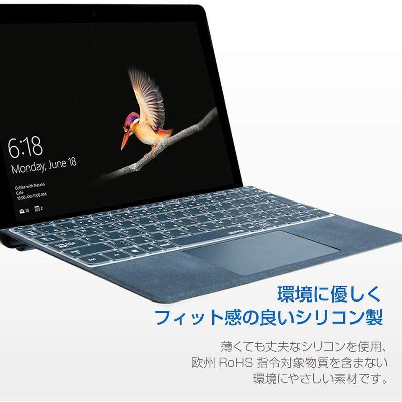 BEFiNE Surface Go キーボードカバー キーボード保護シート キースキン ネイビーブルー サーフェス ゴー マイクロソフト日本｜cathy-life-store｜05