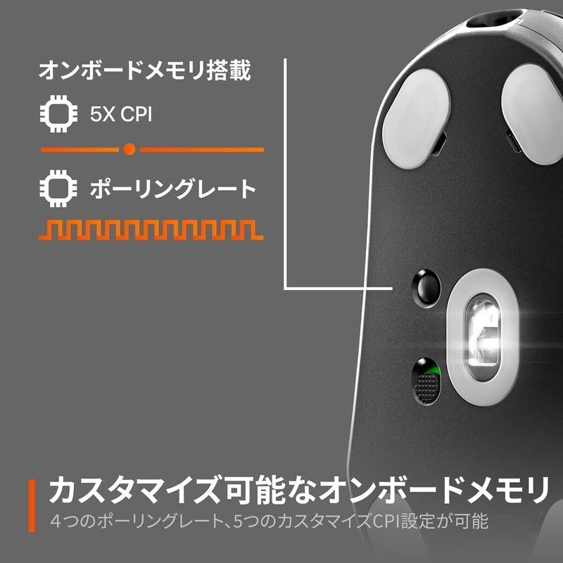 SteelSeriesゲーミングマウス 無線 ワイヤレス Prime Mini Wireless 光磁気Prestige OMスイッチ Tr｜cathy-life-store｜08