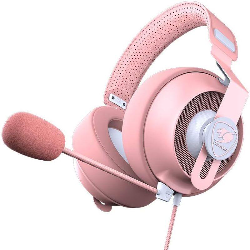 COUGAR ゲーミングヘッドセット PHONTUM S Pink グラフェンダイヤフラム搭載 クリアなサウンド Pinkカラー CGR-P｜cathy-life-store｜05