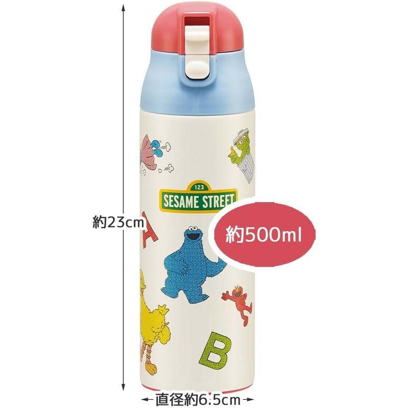 スケーター マグボトル セサミストリート 500ml 保温 保冷 ステンレス 水筒 SDPC5-A｜cathy-life-store｜06