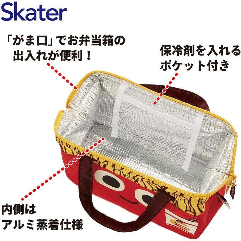 スケーター(Skater) 保冷 がま口 ランチバッグ バーガーコンクス ポテト KGA1｜cathy-life-store｜02