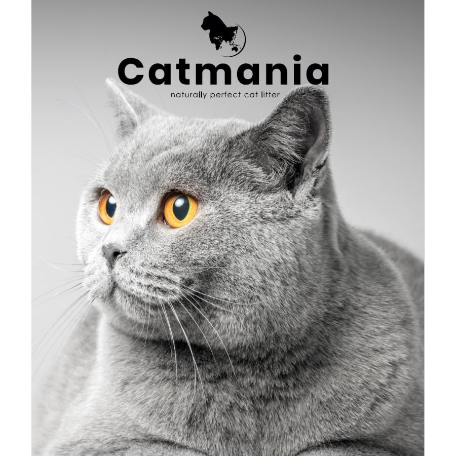 猫砂 Catmania 鉱物系 ベントナイト ターキッシュホワイトの猫砂 5L(4.25kg)×4個セット (ベビーパウダー×4) 固まる 消臭 鉱物 健康管理 自動トイレ 埃が少ない｜catmania｜21