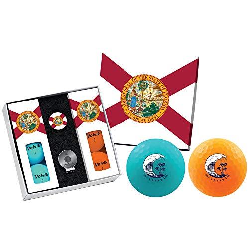 Volvik Vivid Golf Ball State Edition Gift Pack 6 Ball Markers and