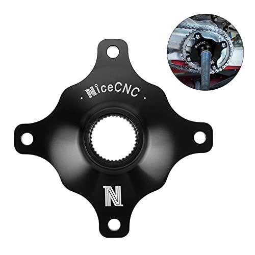 NICECNC後輪ハブスプロケットアクスルカラーブラックヤマハRAPTOR 700 2006 2021 RAPTOR 700 R 2011